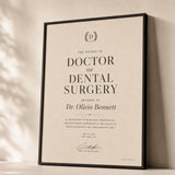 Custom Achievement Custom Poster — Personalized achievement custom milestone elegant Playfair, premium hero shot, Atelier Poster