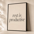 Rest Is Productive Poster