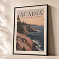 Acadia Maine Coast Poster