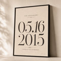 Anniversary Date Custom Poster