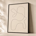 Abstract Curve Composition Poster