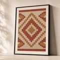 Kilim Pattern Detail Poster