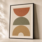 Earth Tone Trio Gallery Poster — Three coordinated earth-tone trio gallery set matching, premium hero shot, Atelier Poster