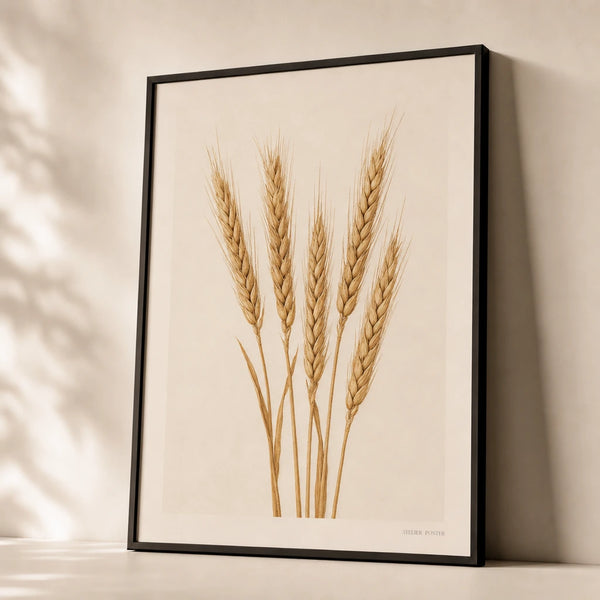 Wheat Stalks Poster
