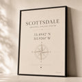 Baby Birth Coordinates Poster