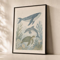 Ocean Creatures Trio Poster