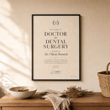 Custom Achievement Custom Poster — Personalized achievement custom milestone elegant Playfair, lifestyle in interior, Atelier Poster