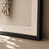 Sage Smudge Stick Poster — Single bundled white sage smudge stick tied with twine, close-up detail of print, Atelier Poster