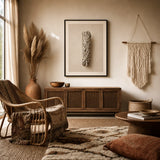 Sage Smudge Stick Poster — Single bundled white sage smudge stick tied with twine, wide room display, Atelier Poster